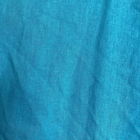 Carole Little Women's Linen Blend Tunic Top Size 1X Vibrant Coastal Euro Summer - Picture 11 of 11